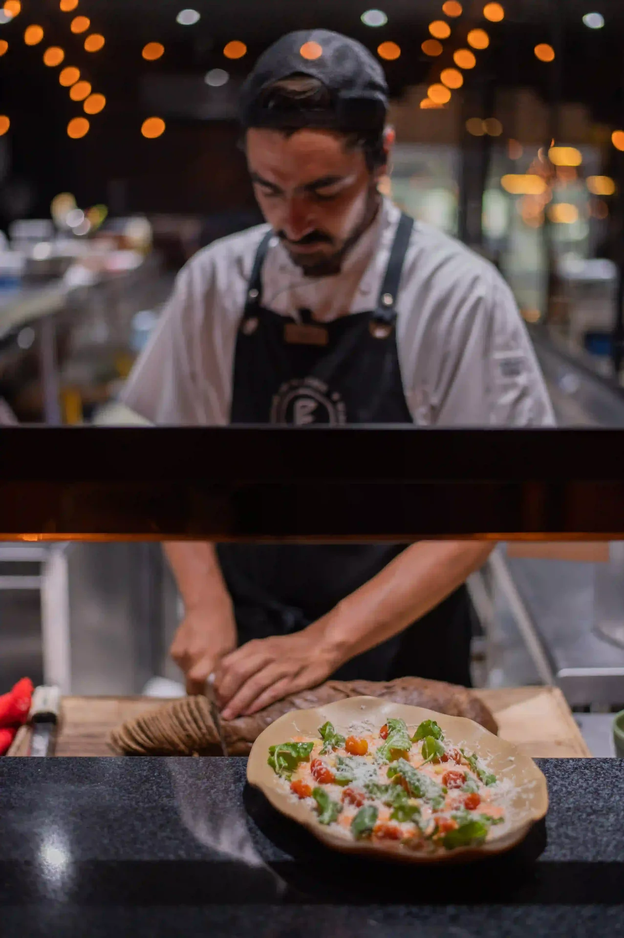 Platillo gourmet de Florio's Vallarta